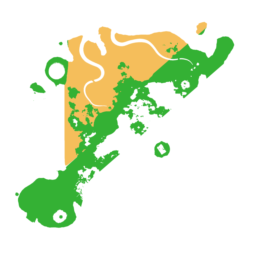 Biome Rust Map: Procedural Map, Size: 3000, Seed: 15688607