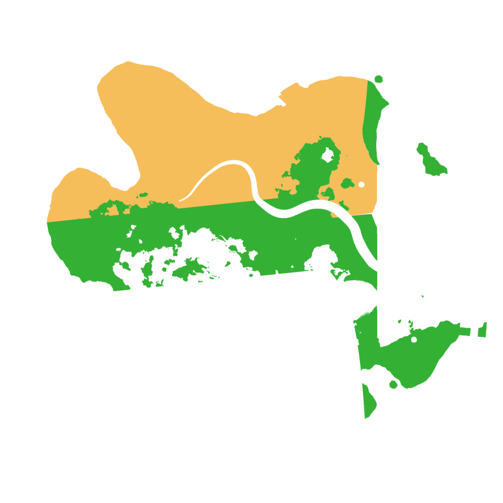 Biome Rust Map: Procedural Map, Size: 2500, Seed: 1853496501