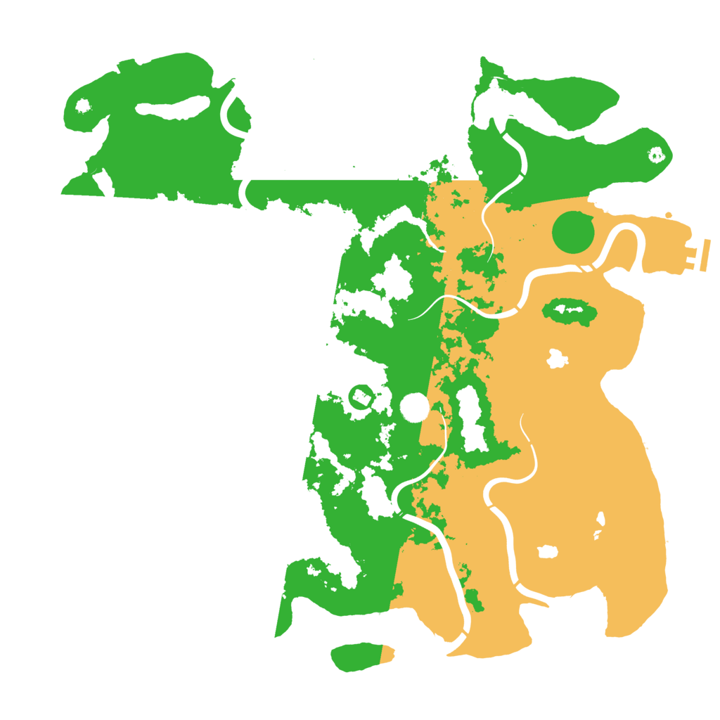 Biome Rust Map: Procedural Map, Size: 4500, Seed: 333182497