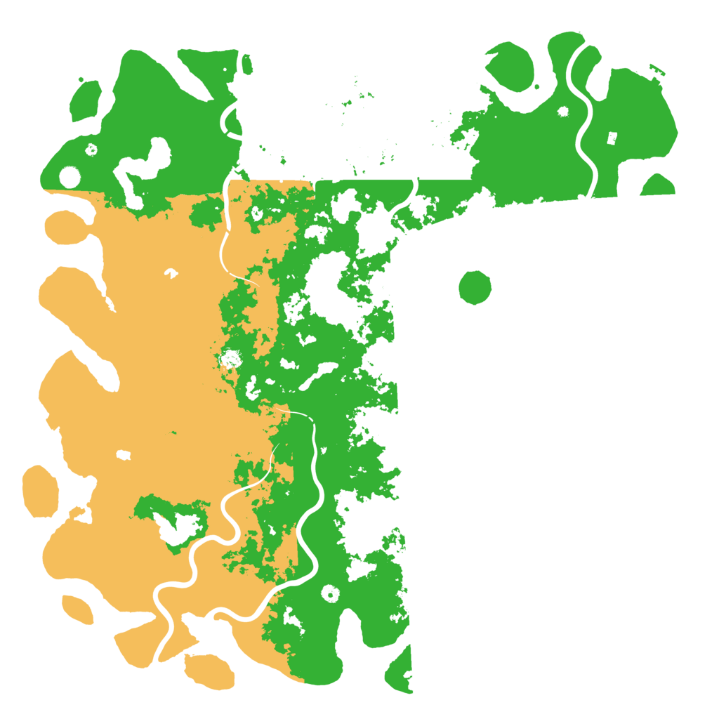 Biome Rust Map: Procedural Map, Size: 6000, Seed: 287830258