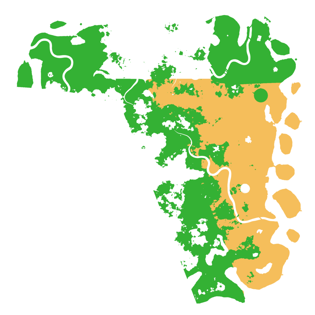 Biome Rust Map: Procedural Map, Size: 6000, Seed: 12315