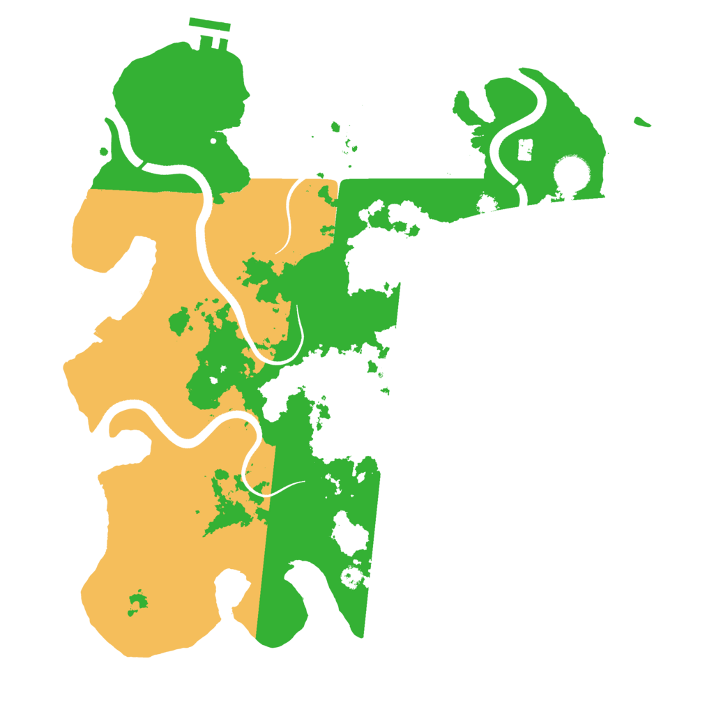 Biome Rust Map: Procedural Map, Size: 3500, Seed: 1177063959