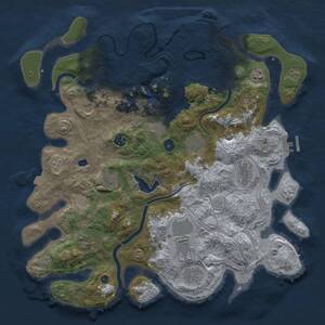 Thumbnail Rust Map: Procedural Map, Size: 4250, Seed: 784280743, 17 Monuments