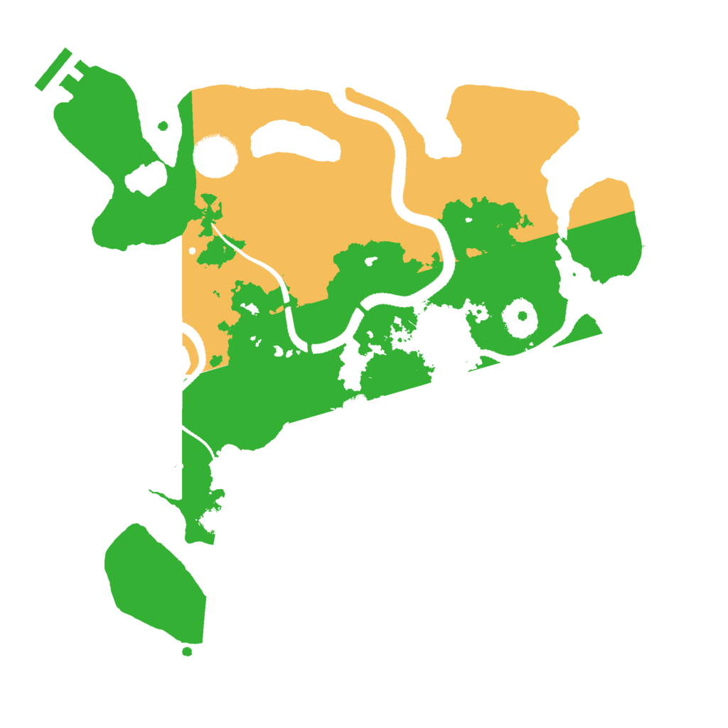 Biome Rust Map: Procedural Map, Size: 3000, Seed: 72378