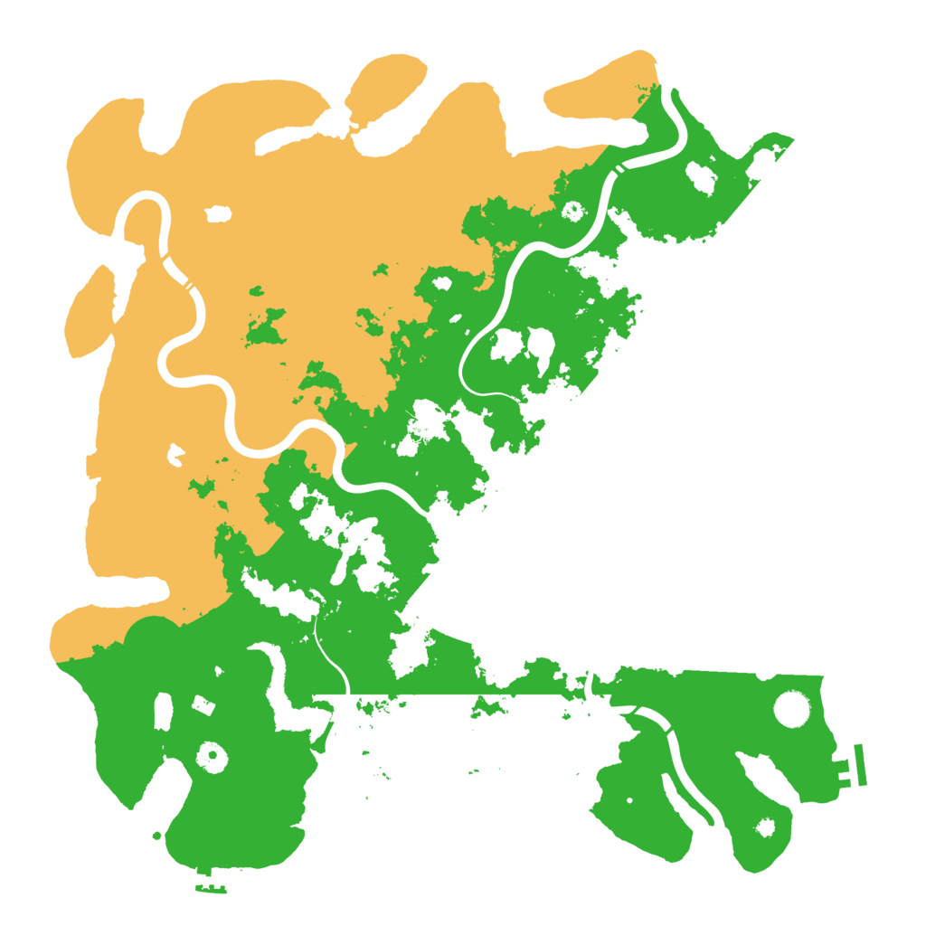 Biome Rust Map: Procedural Map, Size: 4500, Seed: 1933325454