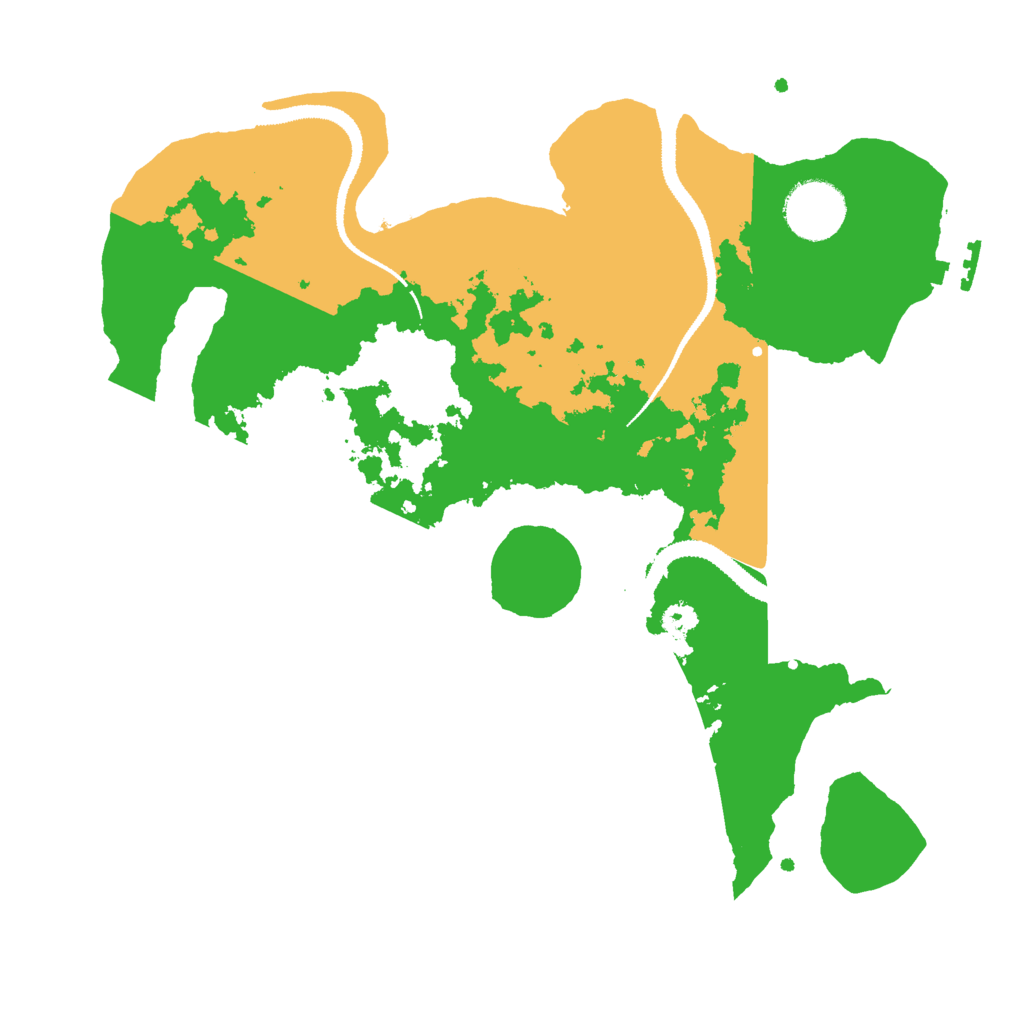 Biome Rust Map: Procedural Map, Size: 3000, Seed: 886474948