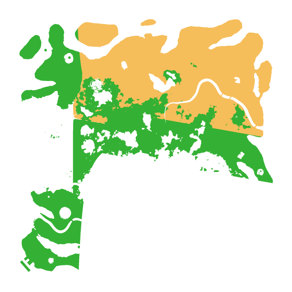 Biome Rust Map: Procedural Map, Size: 4500, Seed: 1605290779