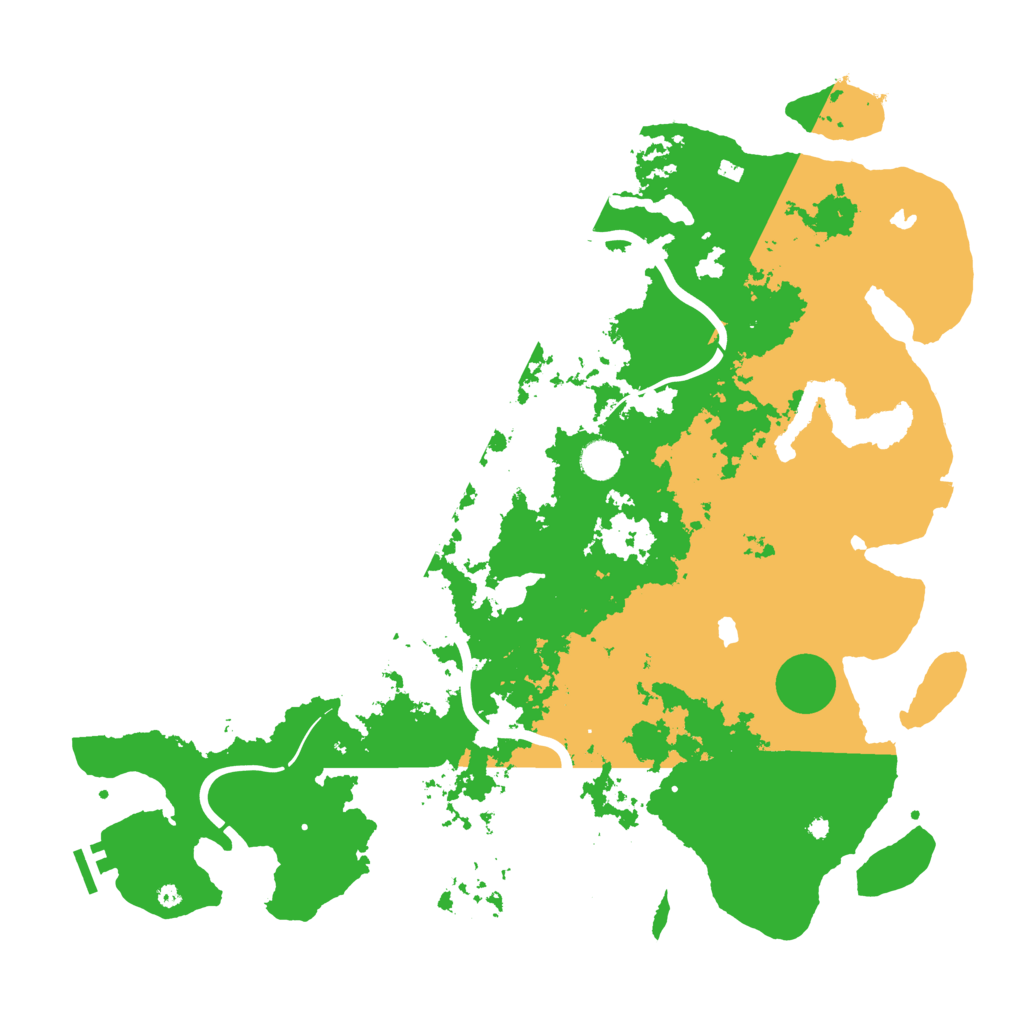 Biome Rust Map: Procedural Map, Size: 4500, Seed: 66645819