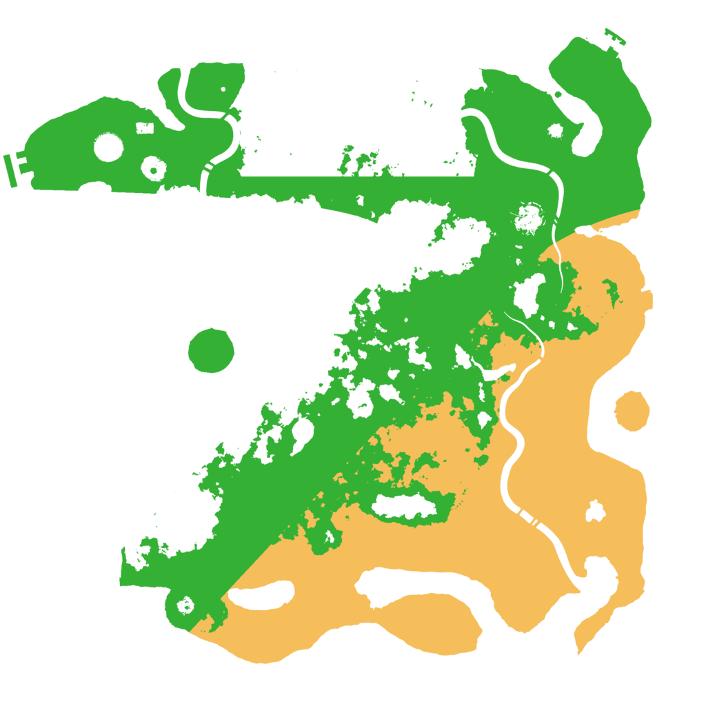 Biome Rust Map: Procedural Map, Size: 4300, Seed: 19846221