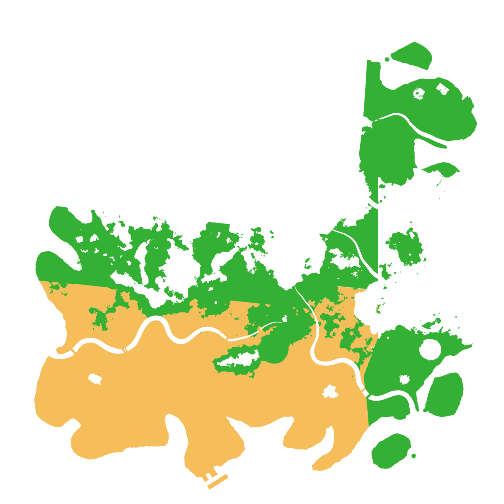 Biome Rust Map: Procedural Map, Size: 4500, Seed: 1438154608