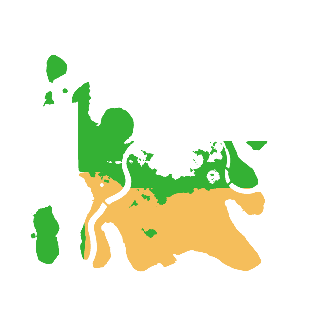 Biome Rust Map: Procedural Map, Size: 2500, Seed: 1765715231