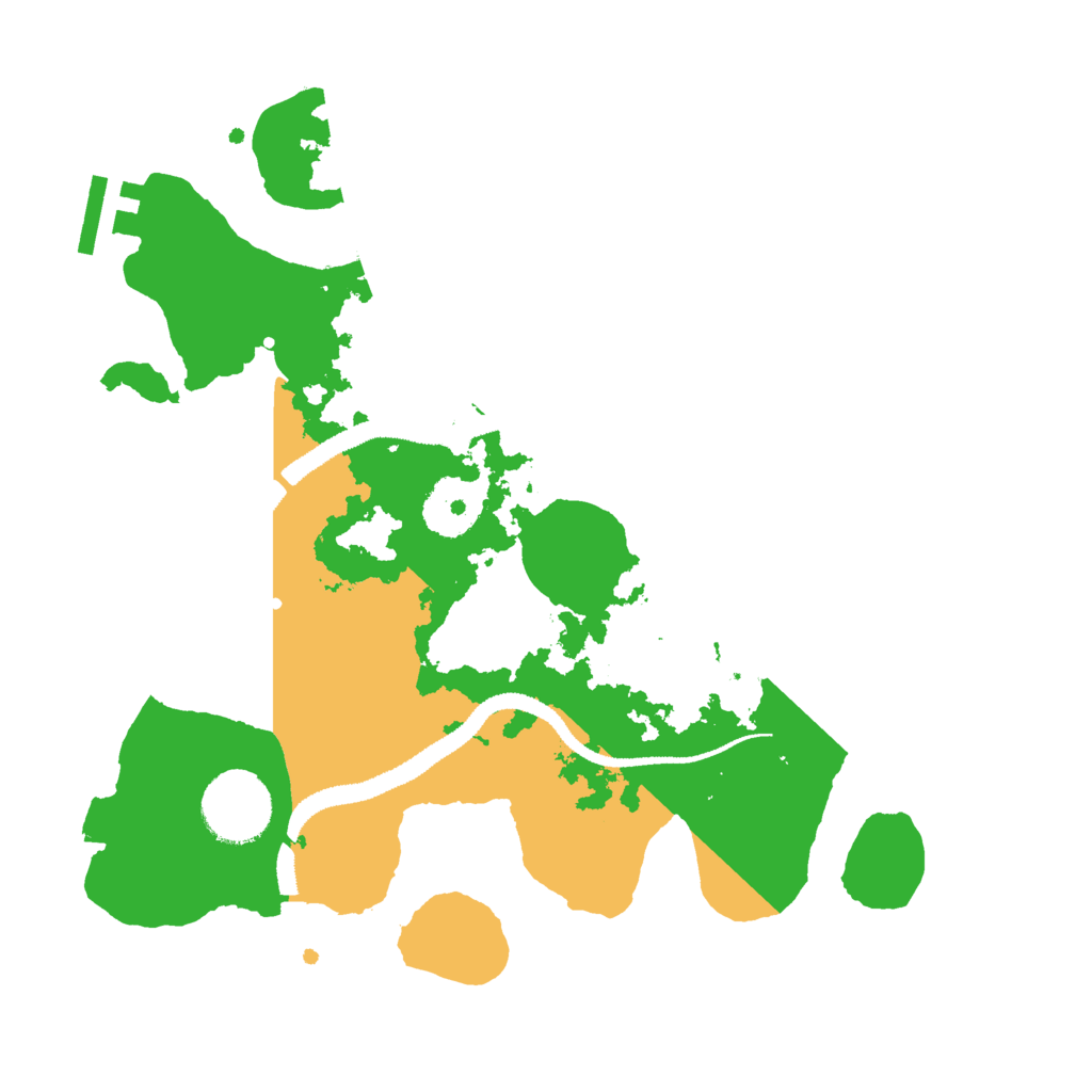 Biome Rust Map: Procedural Map, Size: 2800, Seed: 339428108