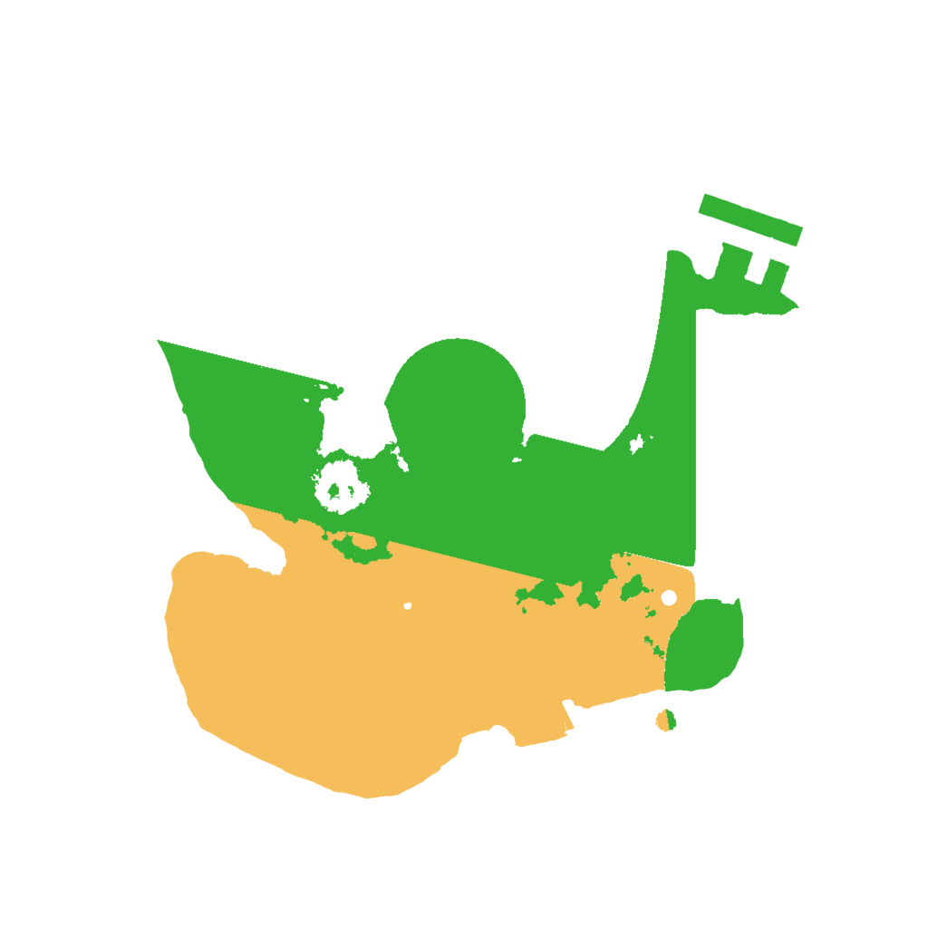 Biome Rust Map: Procedural Map, Size: 1800, Seed: 741258