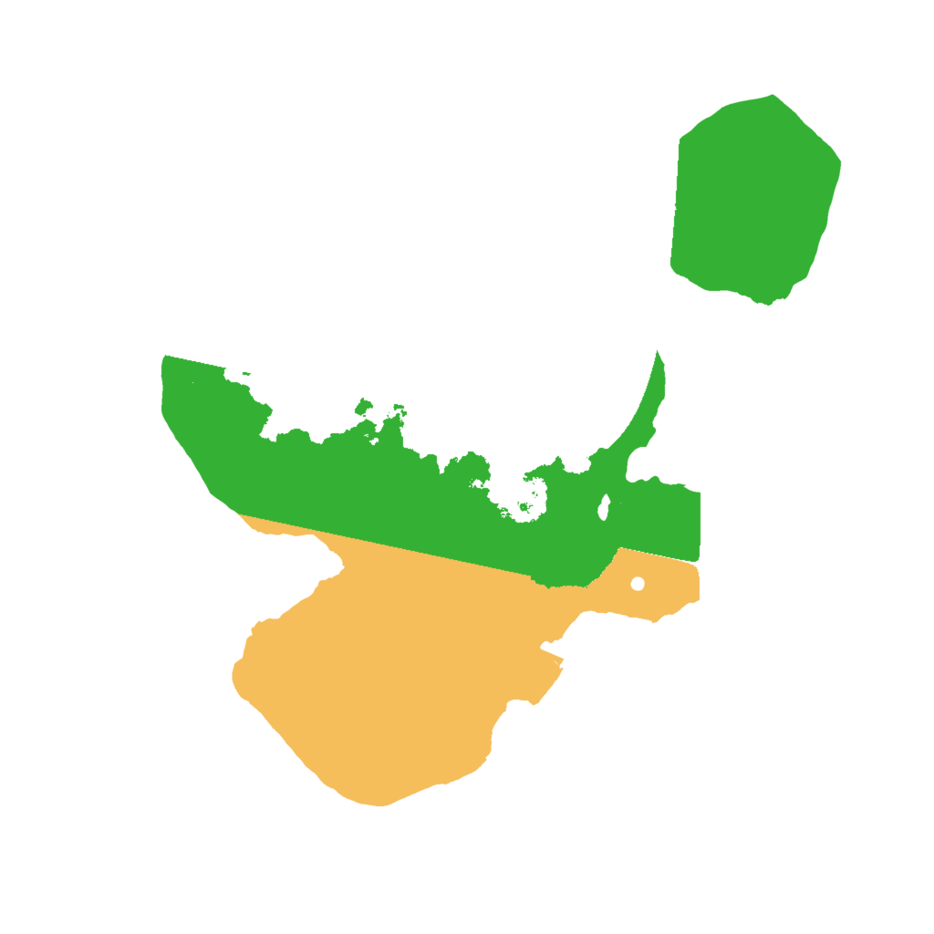 Biome Rust Map: Procedural Map, Size: 2000, Seed: 5011021