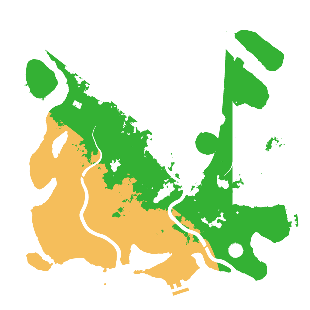 Biome Rust Map: Procedural Map, Size: 3750, Seed: 1632033484