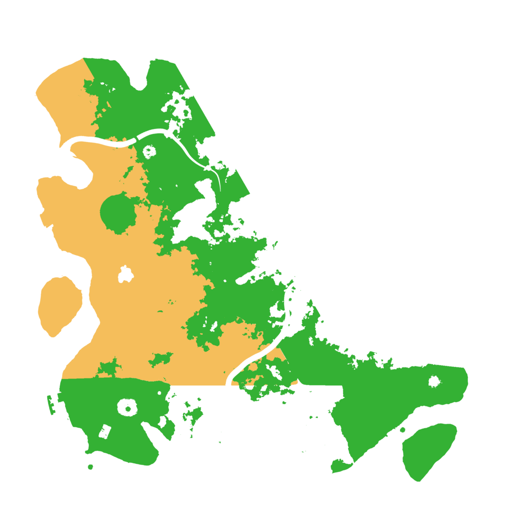Biome Rust Map: Procedural Map, Size: 4000, Seed: 550955602