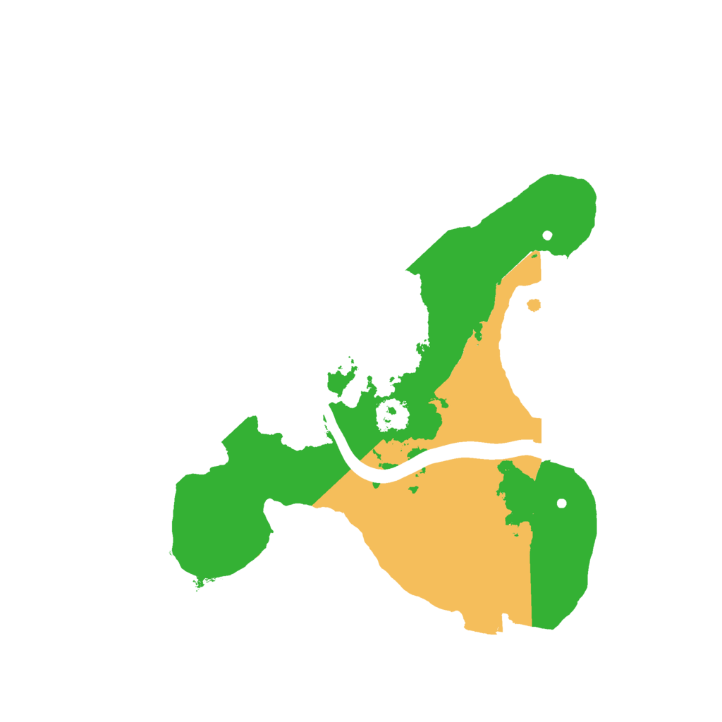 Biome Rust Map: Procedural Map, Size: 2200, Seed: 1147817670