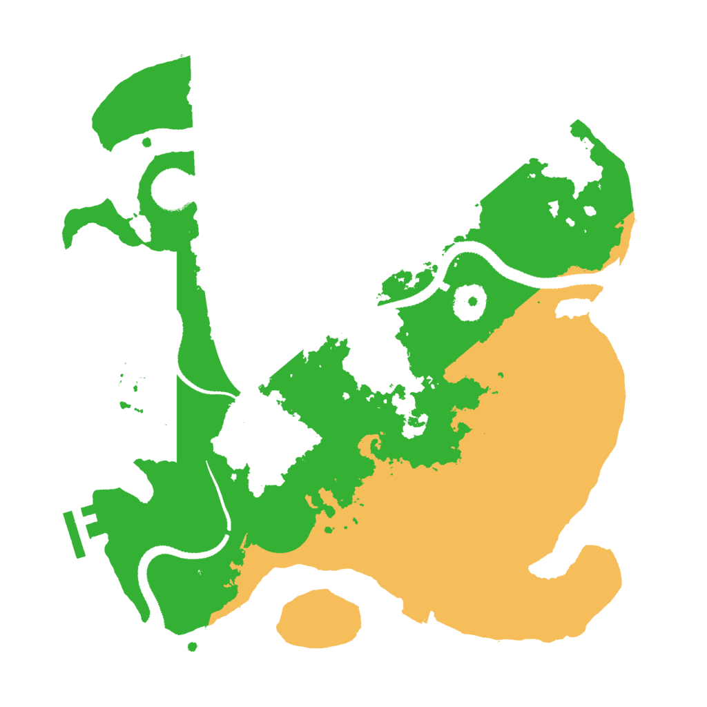 Biome Rust Map: Procedural Map, Size: 3000, Seed: 1614537442
