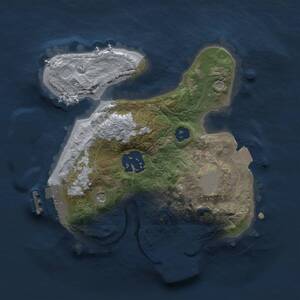 Thumbnail Rust Map: Procedural Map, Size: 2000, Seed: 5011022, 5 Monuments