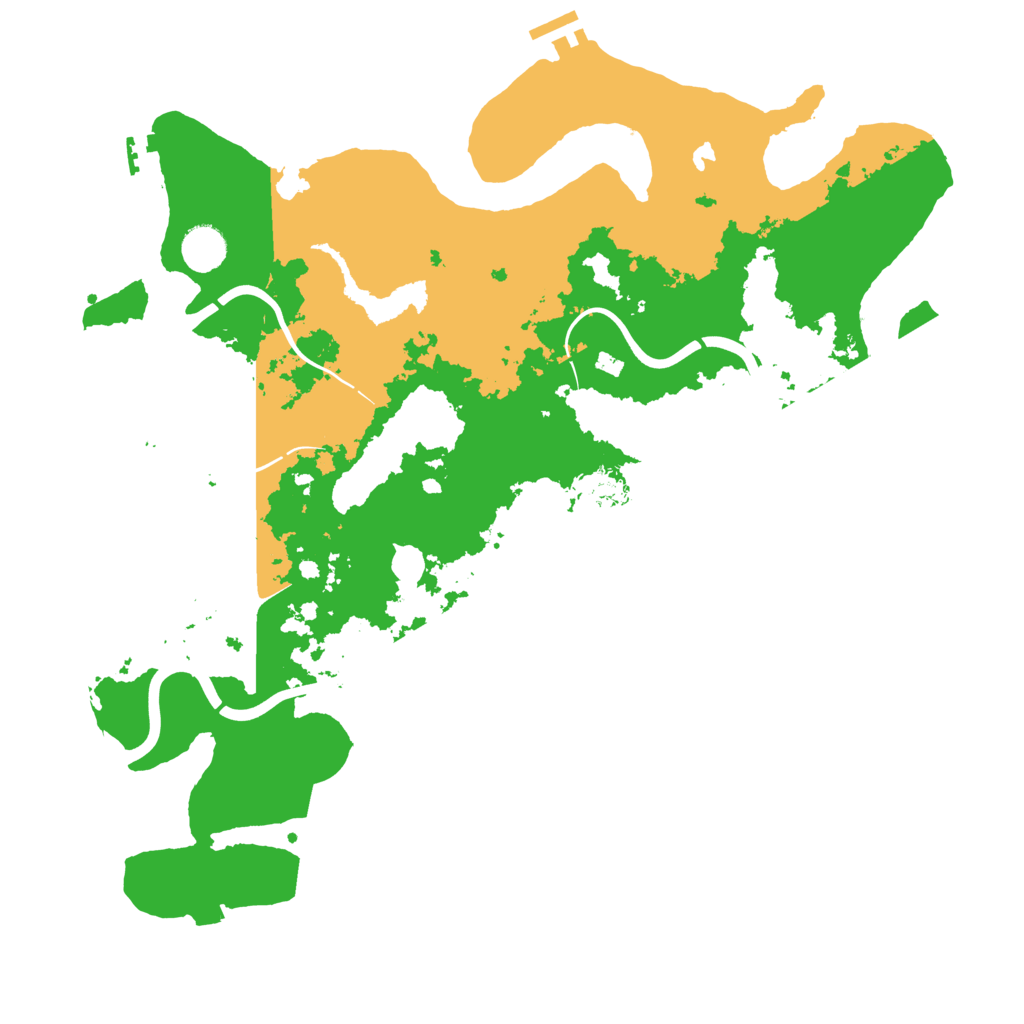Biome Rust Map: Procedural Map, Size: 4090, Seed: 1438979030