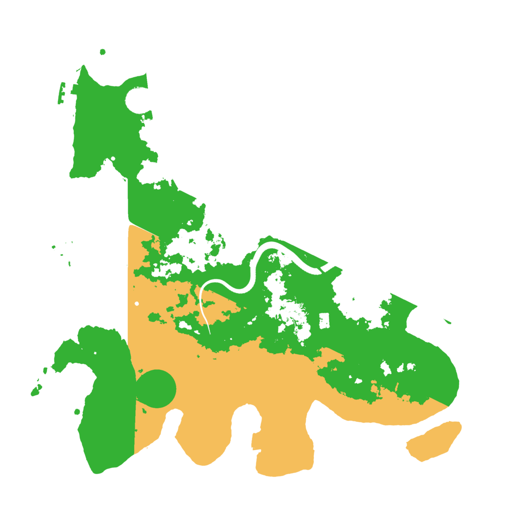 Biome Rust Map: Procedural Map, Size: 3500, Seed: 695181228