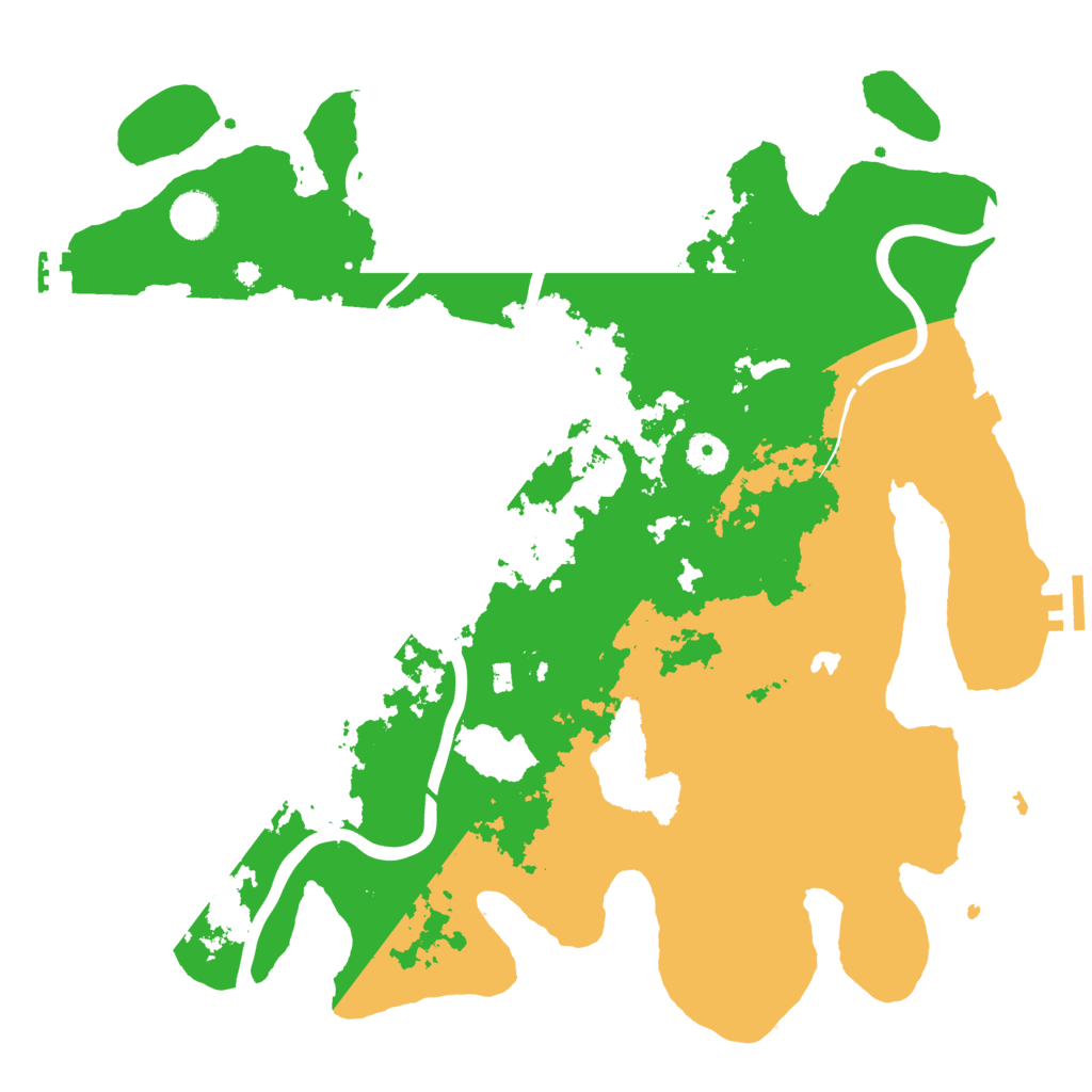 Biome Rust Map: Procedural Map, Size: 4000, Seed: 1342757518