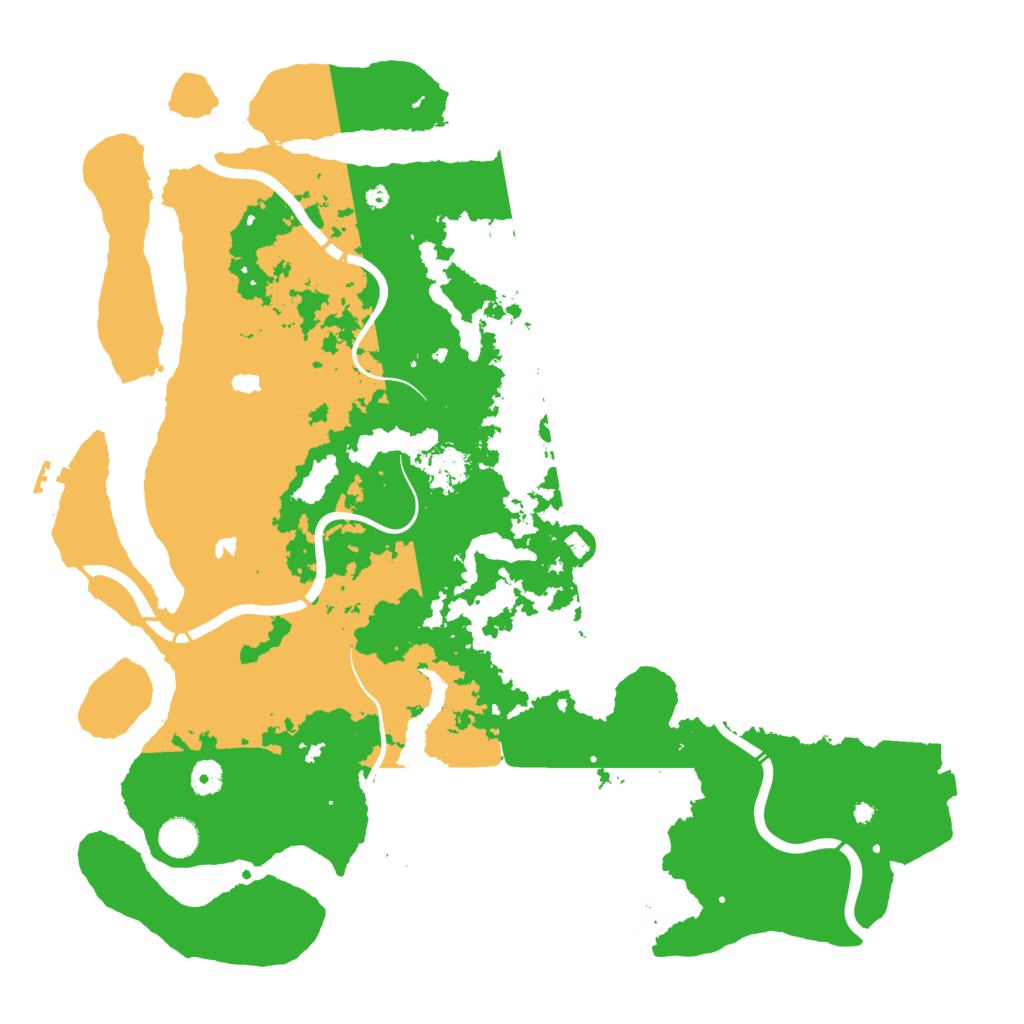 Biome Rust Map: Procedural Map, Size: 4500, Seed: 568493054