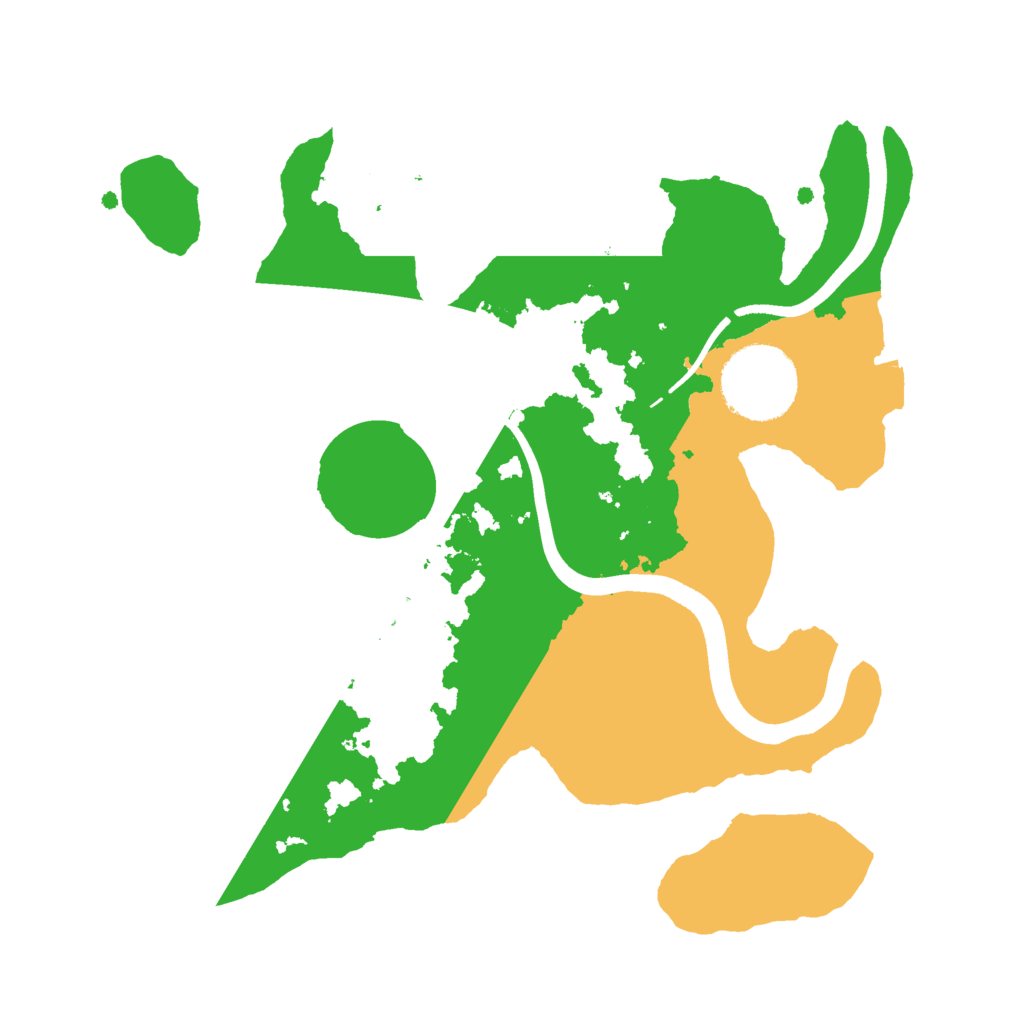 Biome Rust Map: Procedural Map, Size: 2450, Seed: 44162