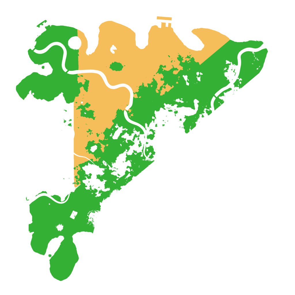 Biome Rust Map: Procedural Map, Size: 4000, Seed: 228625