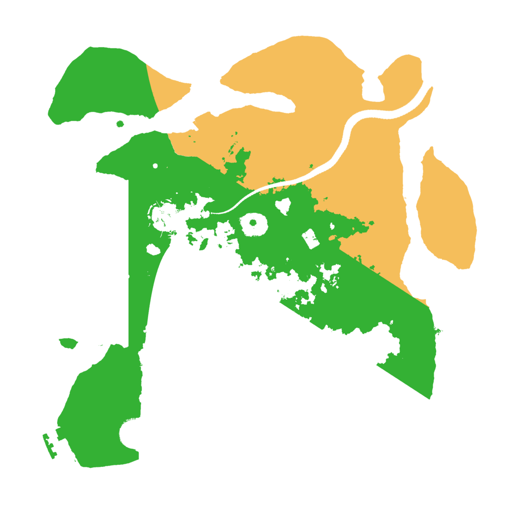 Biome Rust Map: Procedural Map, Size: 3000, Seed: 8137