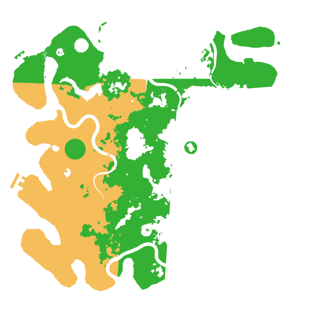 Biome Rust Map: Procedural Map, Size: 4000, Seed: 2078932597