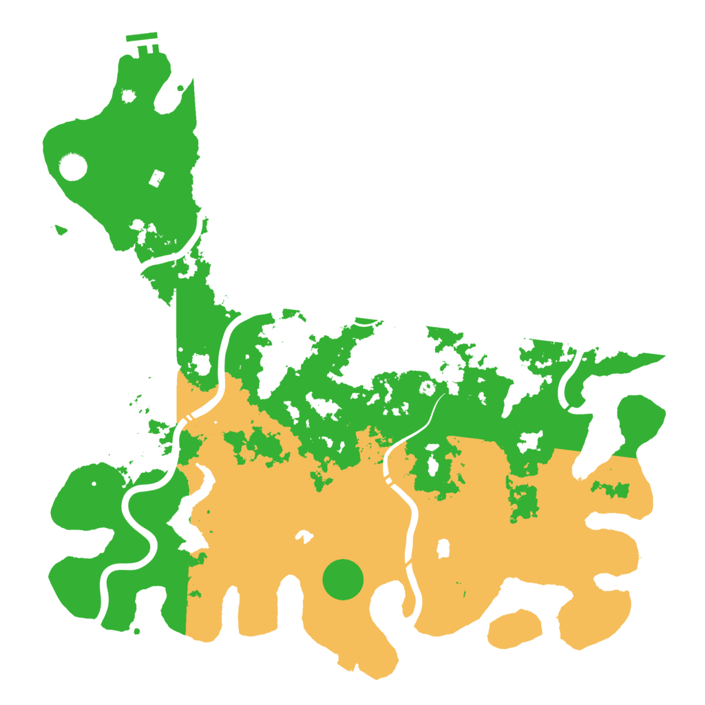 Biome Rust Map: Procedural Map, Size: 4550, Seed: 111787