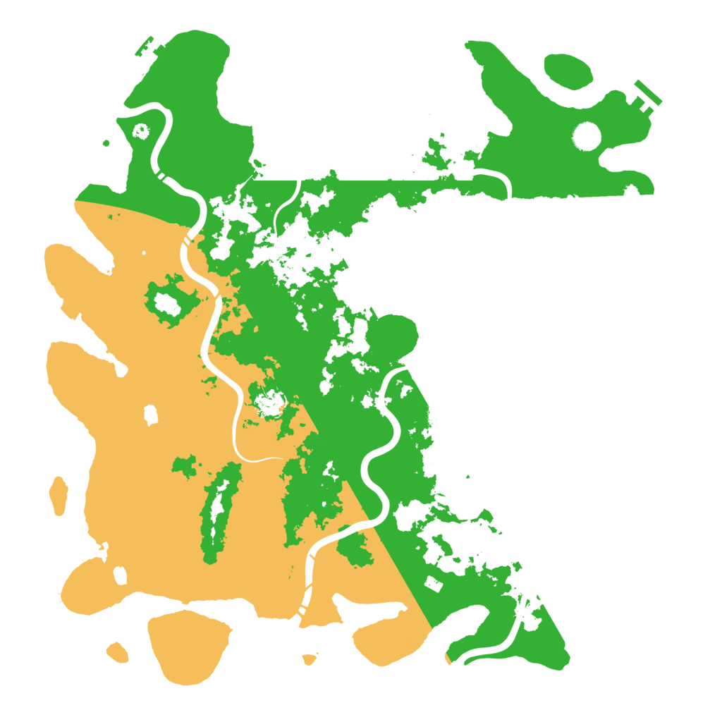 Biome Rust Map: Procedural Map, Size: 4450, Seed: 113235