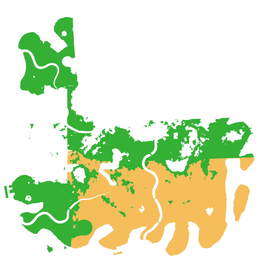 Biome Rust Map: Procedural Map, Size: 4500, Seed: 98625