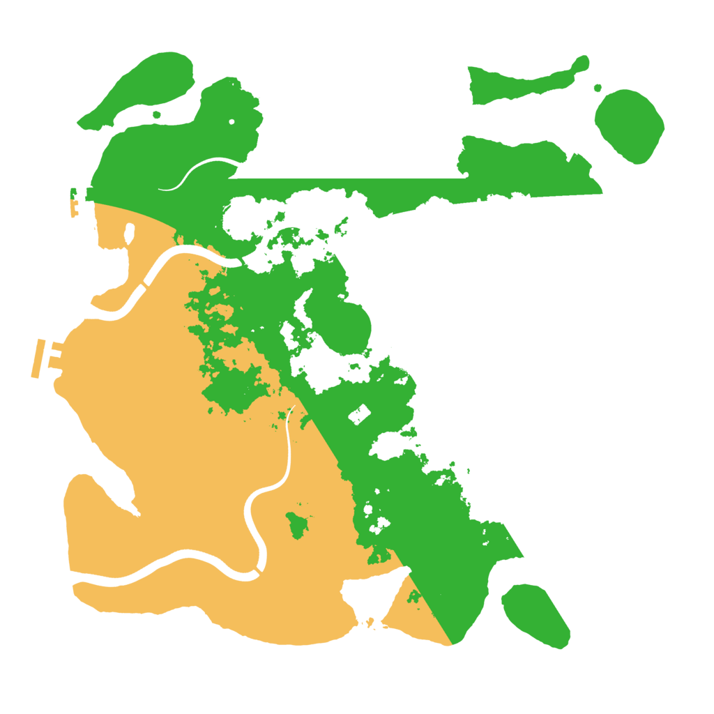 Biome Rust Map: Procedural Map, Size: 3700, Seed: 1120509267
