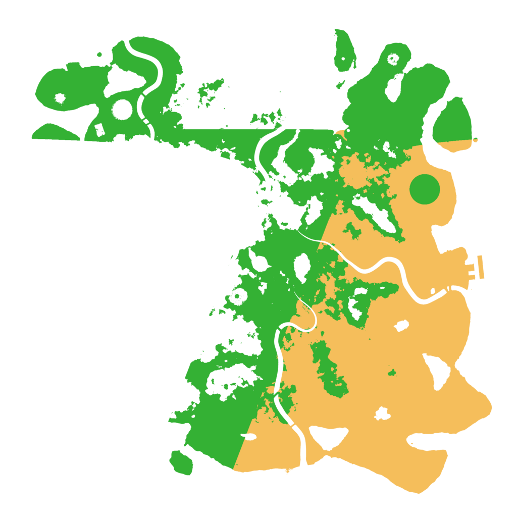 Biome Rust Map: Procedural Map, Size: 4500, Seed: 451983046