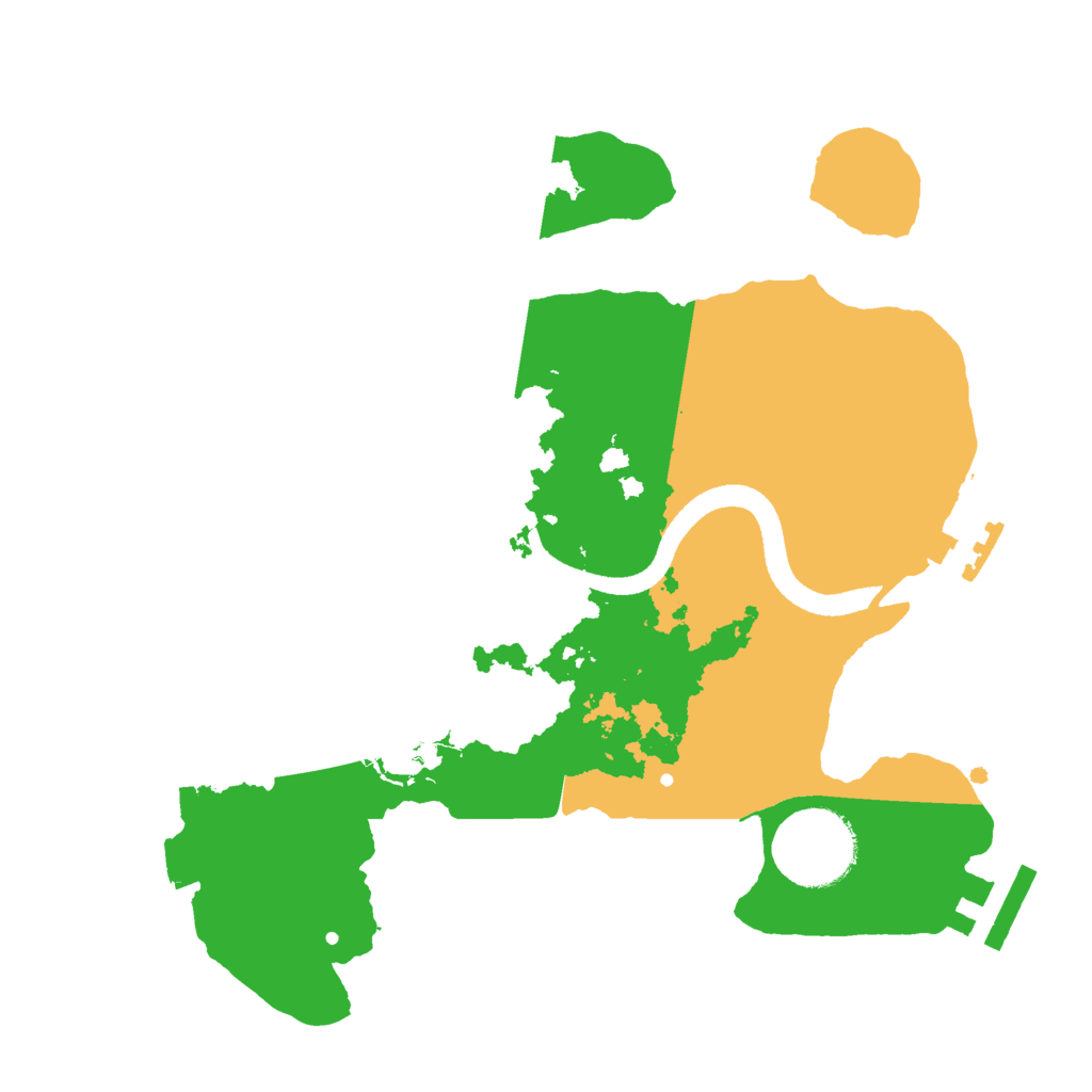 Biome Rust Map: Procedural Map, Size: 2500, Seed: 262196761