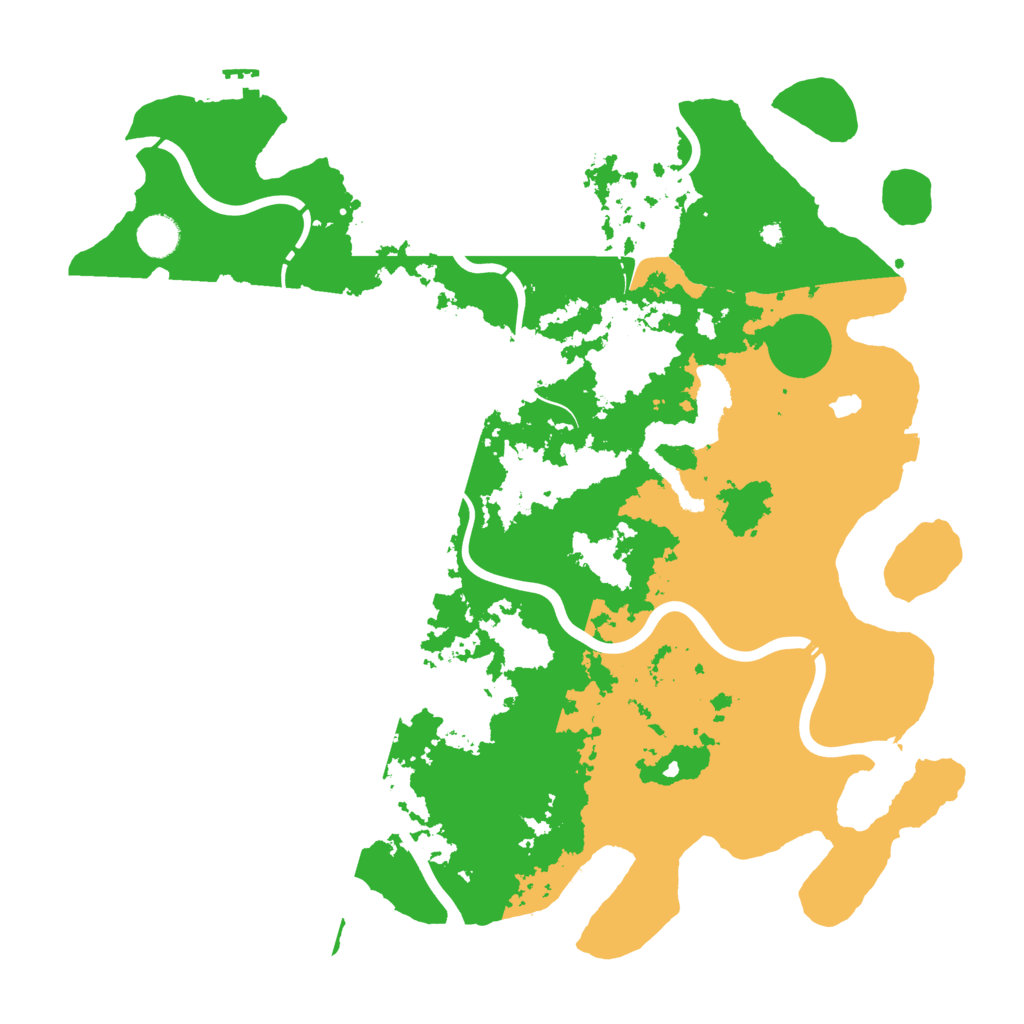 Biome Rust Map: Procedural Map, Size: 4250, Seed: 65542
