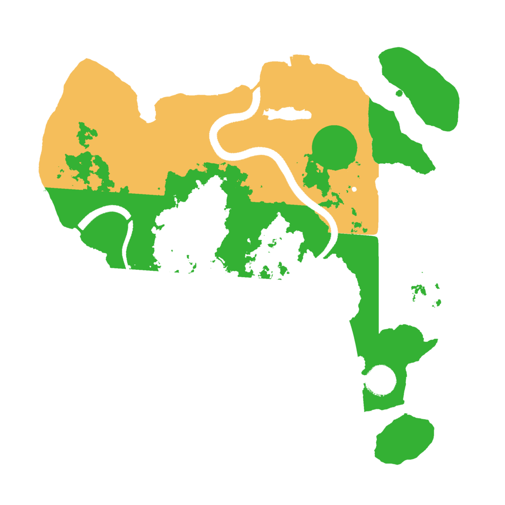 Biome Rust Map: Procedural Map, Size: 3000, Seed: 28679