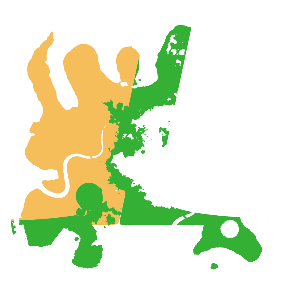 Biome Rust Map: Procedural Map, Size: 3000, Seed: 29849
