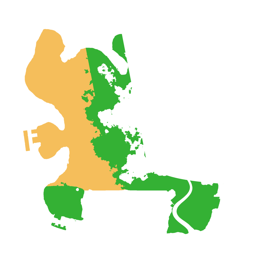 Biome Rust Map: Procedural Map, Size: 2500, Seed: 1515140611