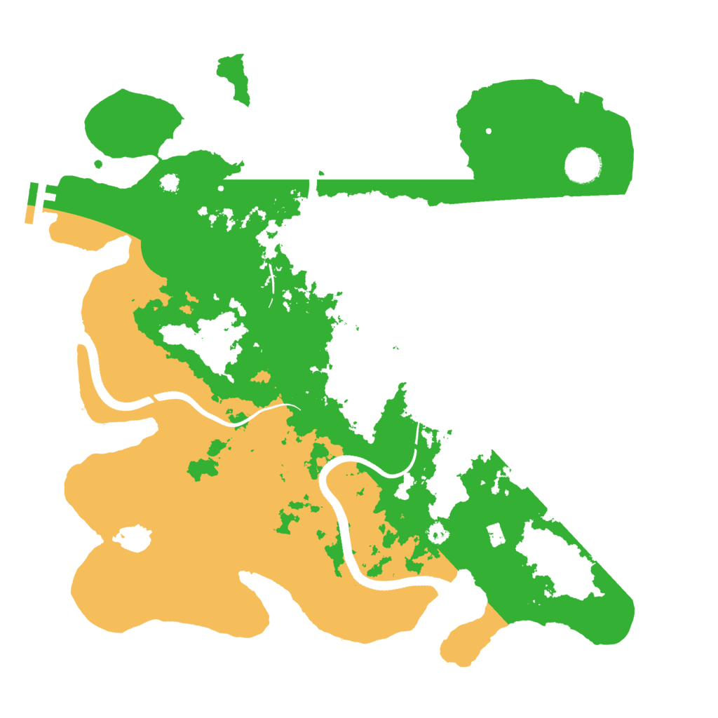 Biome Rust Map: Procedural Map, Size: 3500, Seed: 1609992216