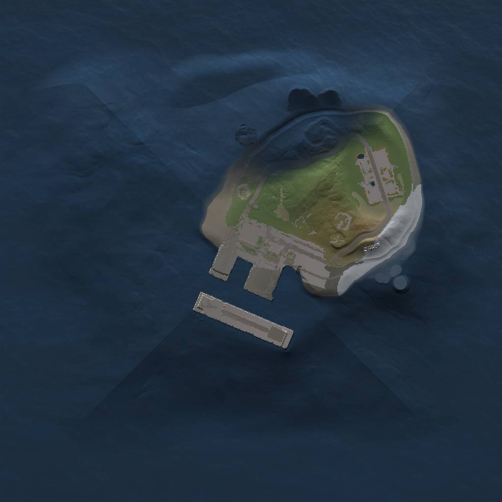 Rust Map: Procedural Map, Size: 1000, Seed: 19013989, 2 Monuments