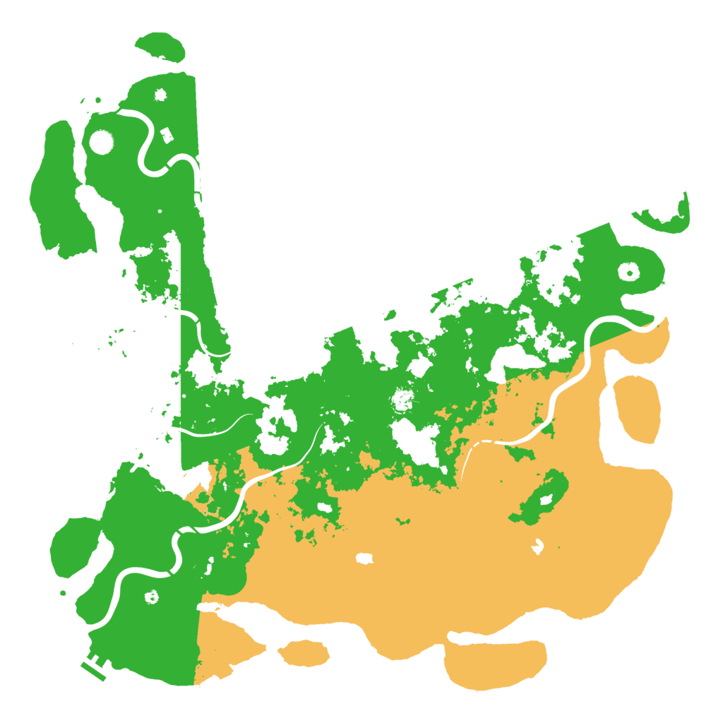 Biome Rust Map: Procedural Map, Size: 5250, Seed: 5