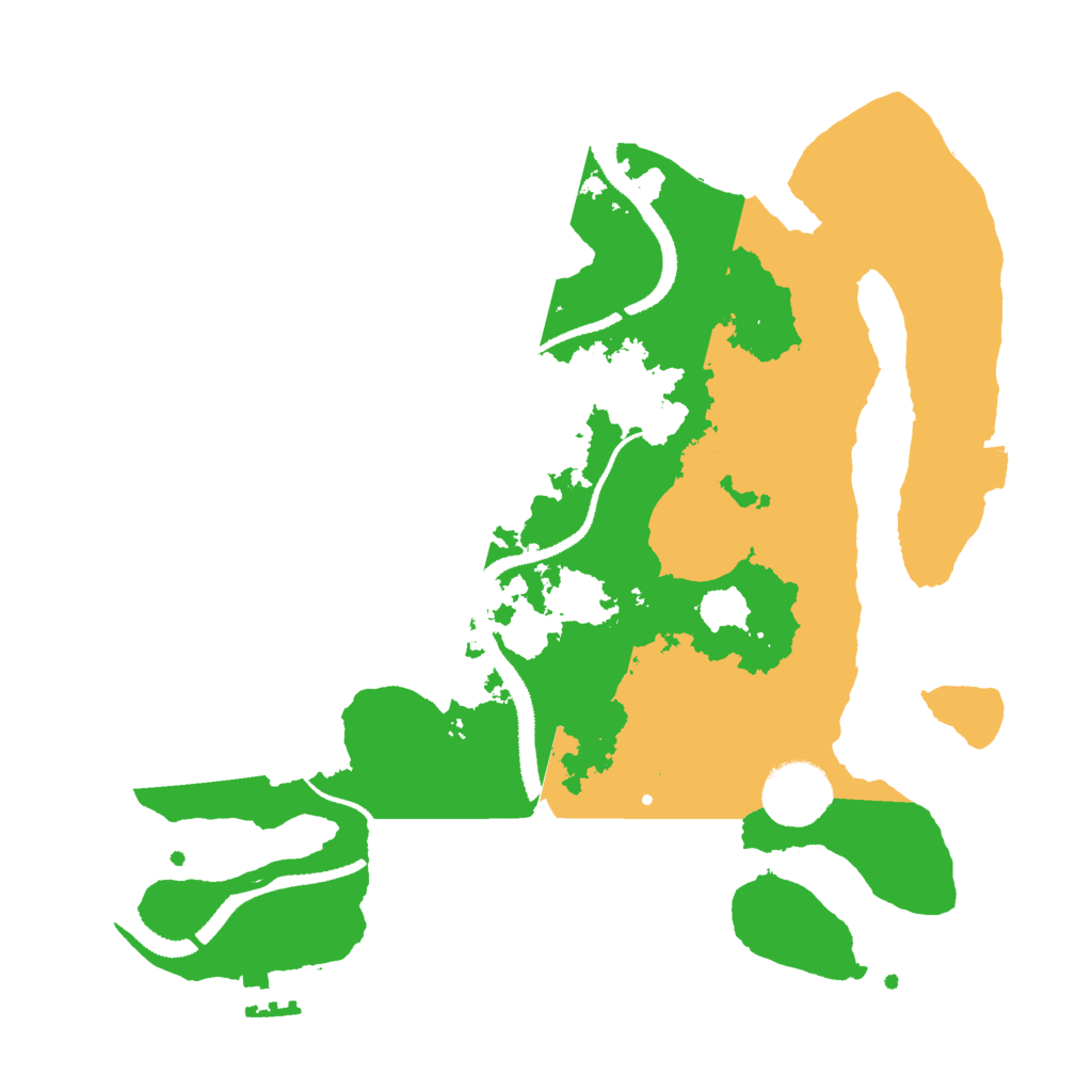 Biome Rust Map: Procedural Map, Size: 3000, Seed: 90674819