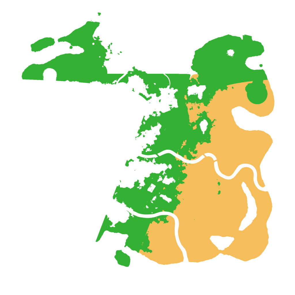 Biome Rust Map: Procedural Map, Size: 3800, Seed: 451983046