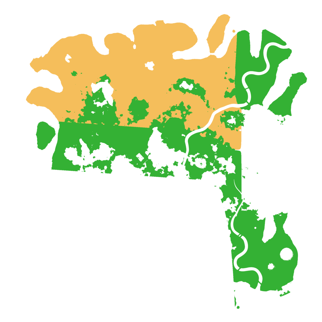 Biome Rust Map: Procedural Map, Size: 4500, Seed: 325582945