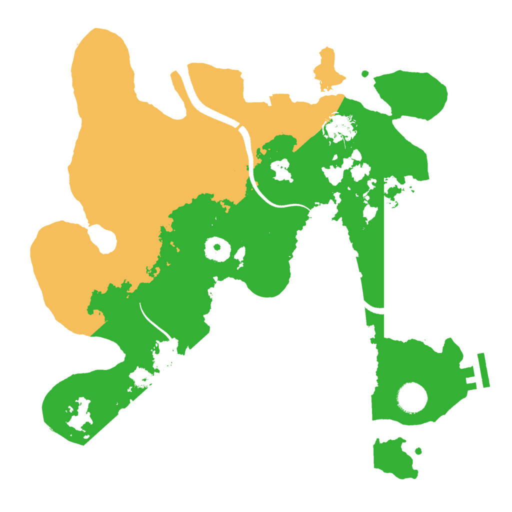 Biome Rust Map: Procedural Map, Size: 3000, Seed: 778899