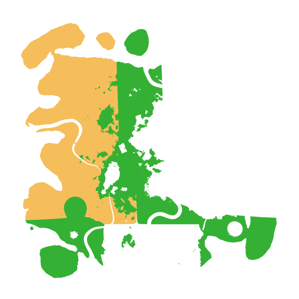 Biome Rust Map: Procedural Map, Size: 3500, Seed: 5282026