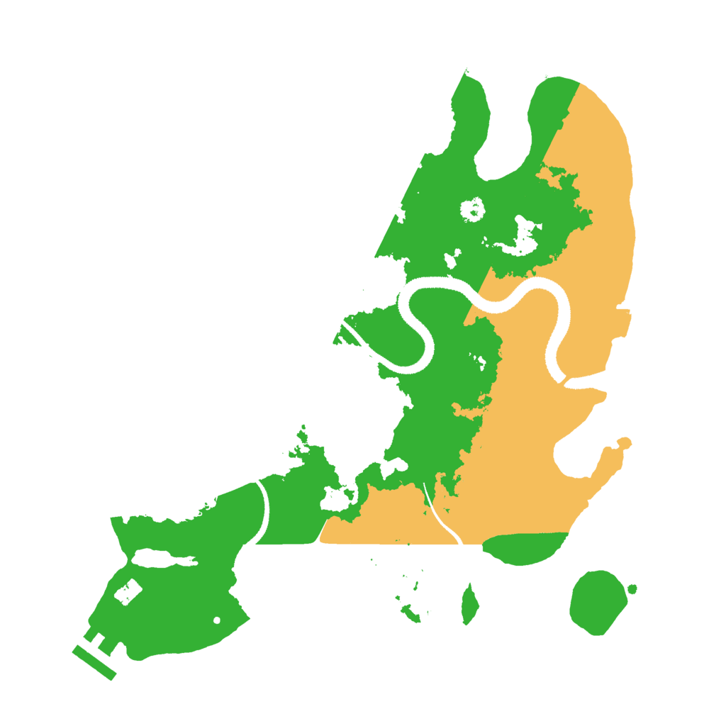 Biome Rust Map: Procedural Map, Size: 3000, Seed: 849512894